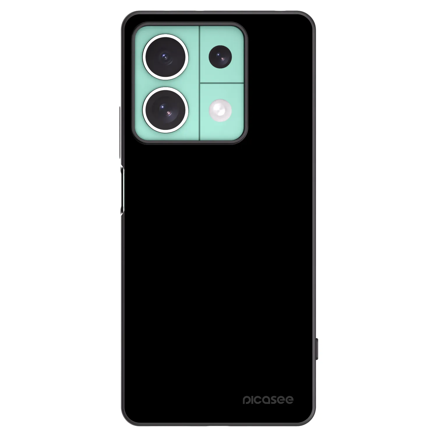 Picasee Xiaomi Redmi Note 13 5G Hülle - Schwarzes Silikon - Black Bliss