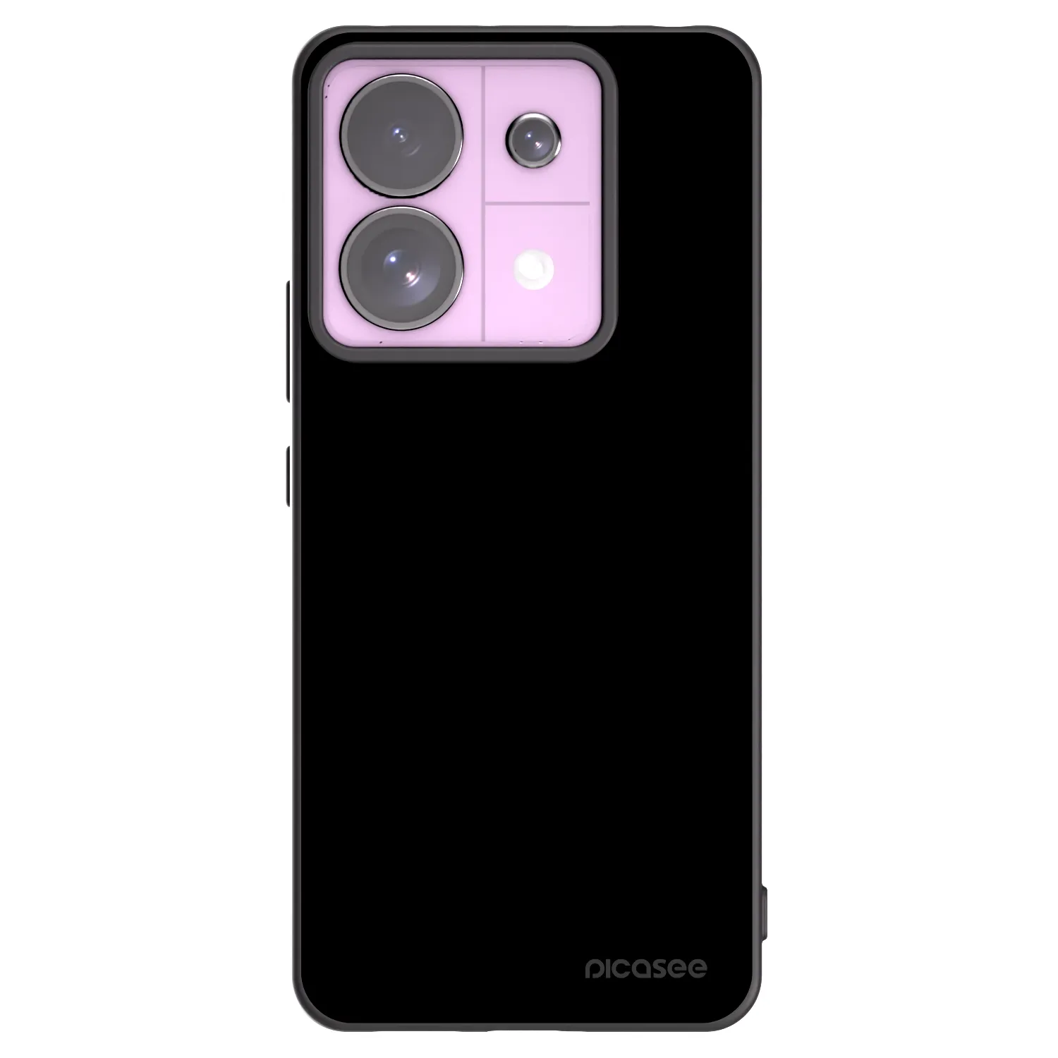 Picasee Xiaomi Redmi Note 13 Pro 5G Hülle - Schwarzes Silikon - Black Bliss