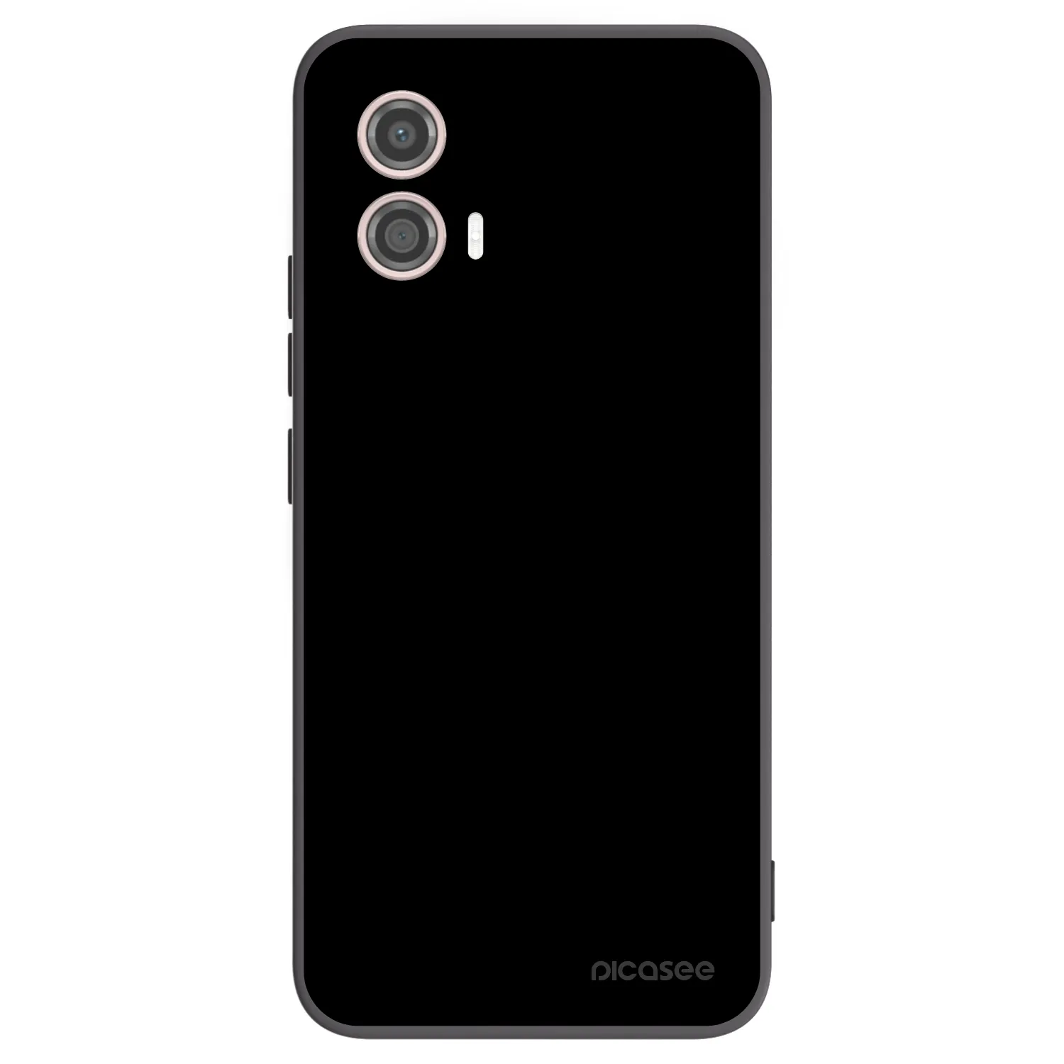 Picasee Motorola Moto G53 5G Hülle - Schwarzes Silikon - Black Bliss