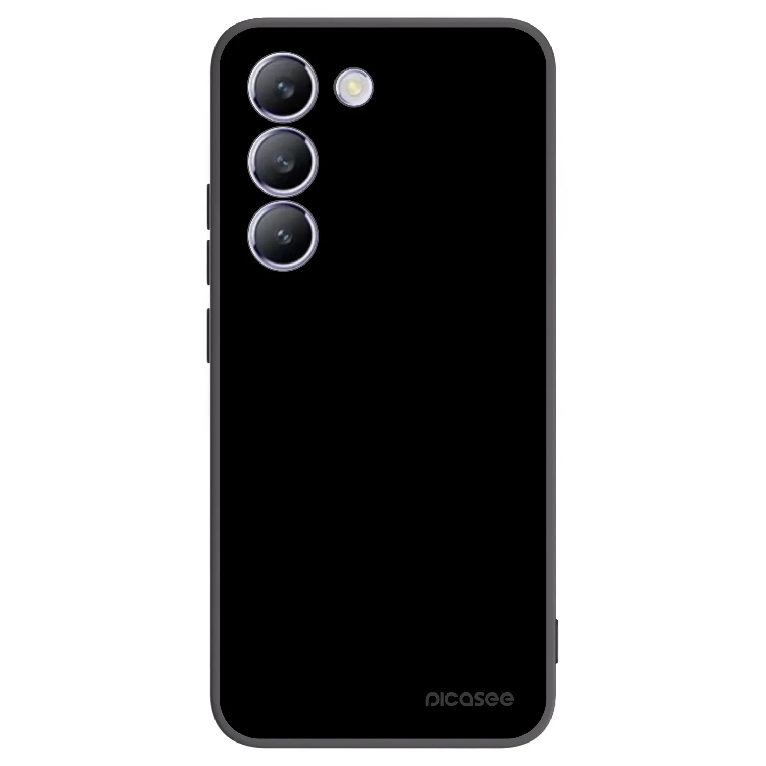 Picasee Vivo V40 SE 5G Hülle - Schwarzes Silikon - Black Bliss