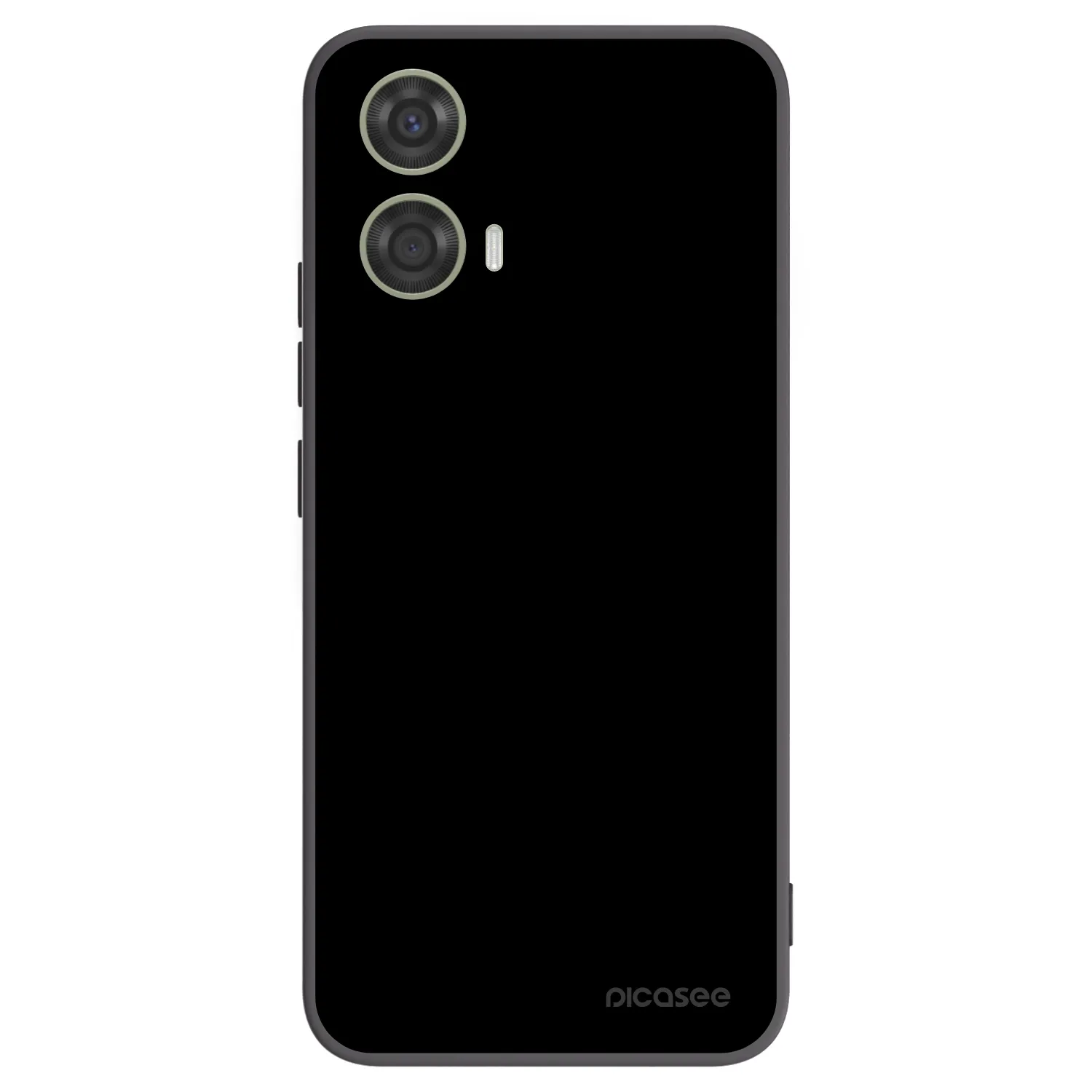 Picasee Motorola Moto G24 Hülle - Schwarzes Silikon - Black Bliss