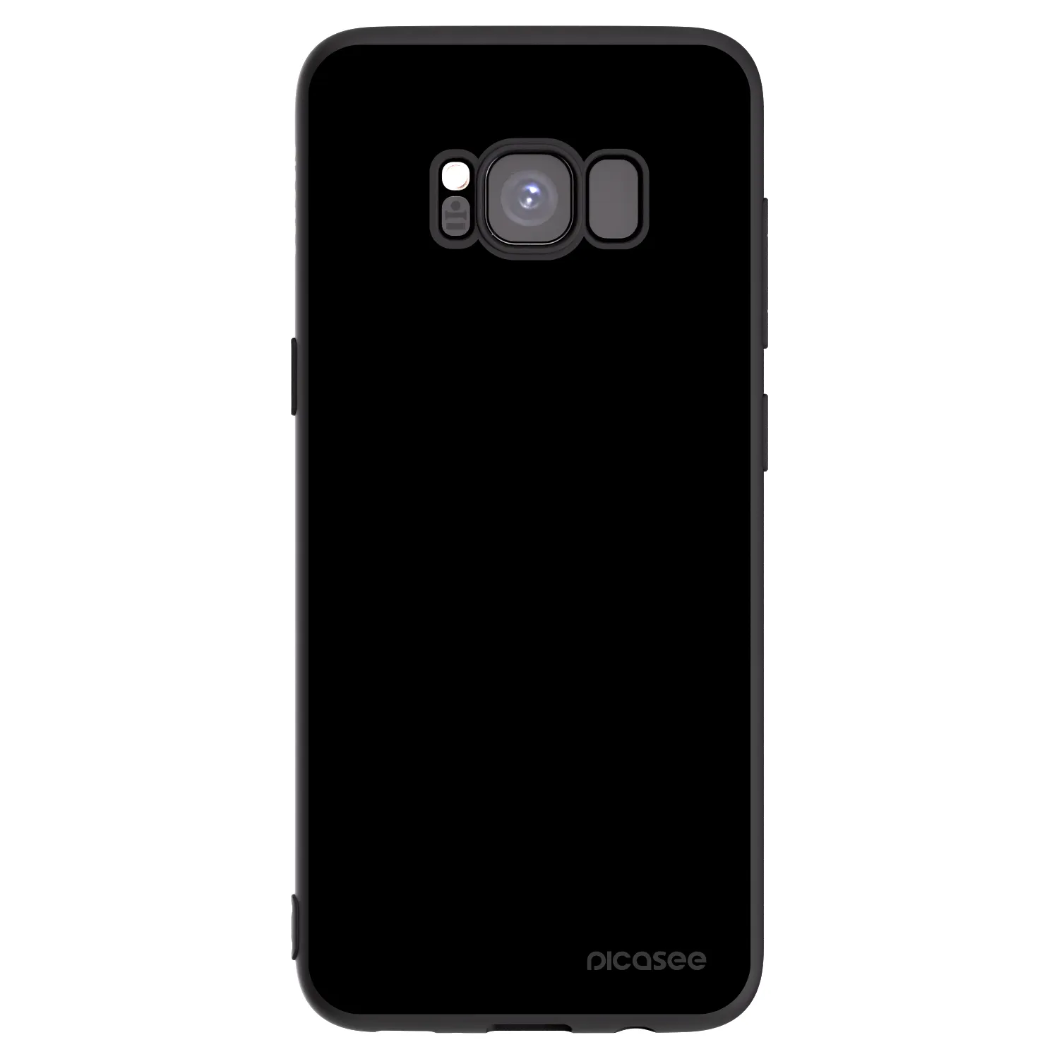 Picasee Samsung Galaxy S8 G950F Hülle - Schwarzes Silikon - Black Bliss