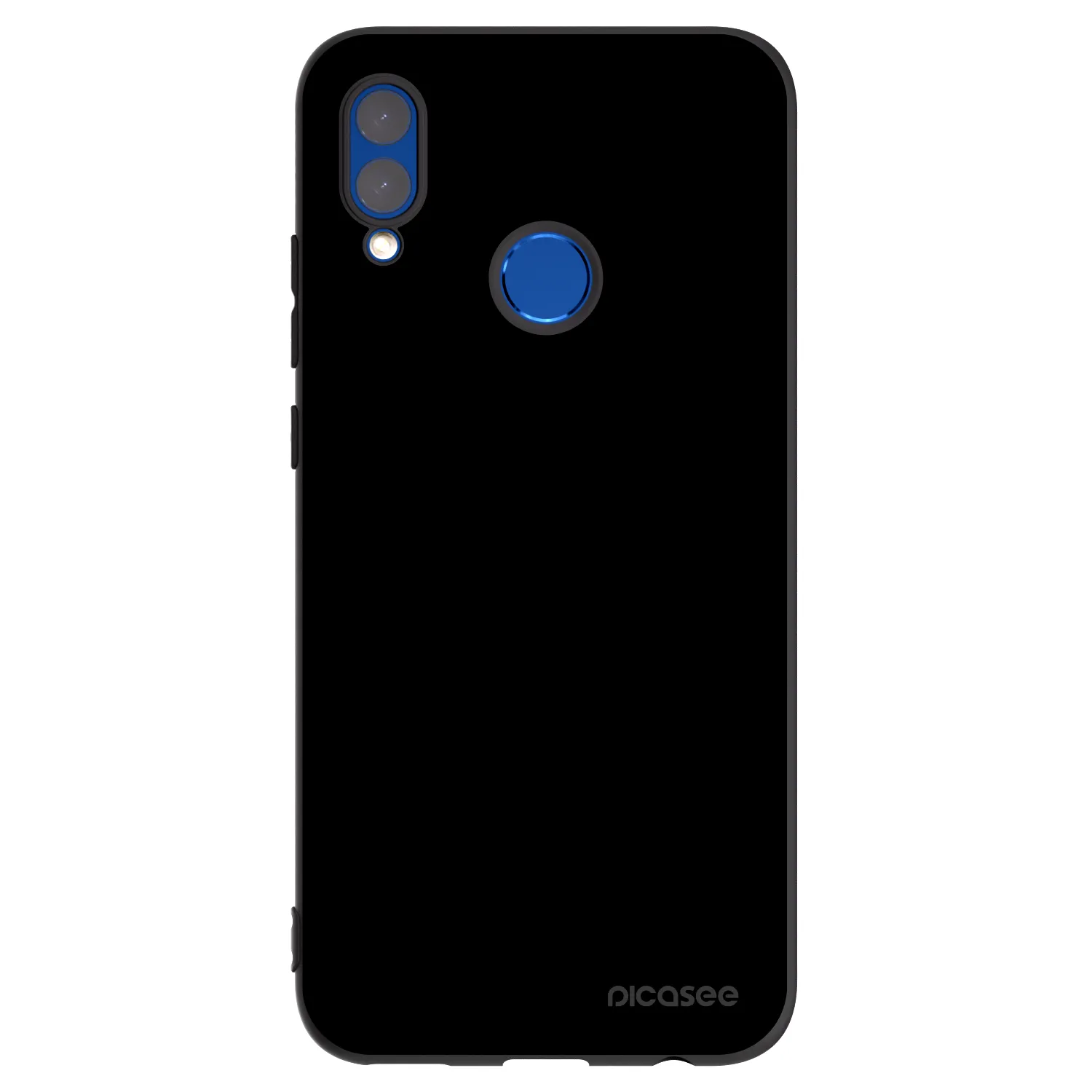 Picasee Honor 10 Lite Hülle - Schwarzes Silikon - Black Bliss