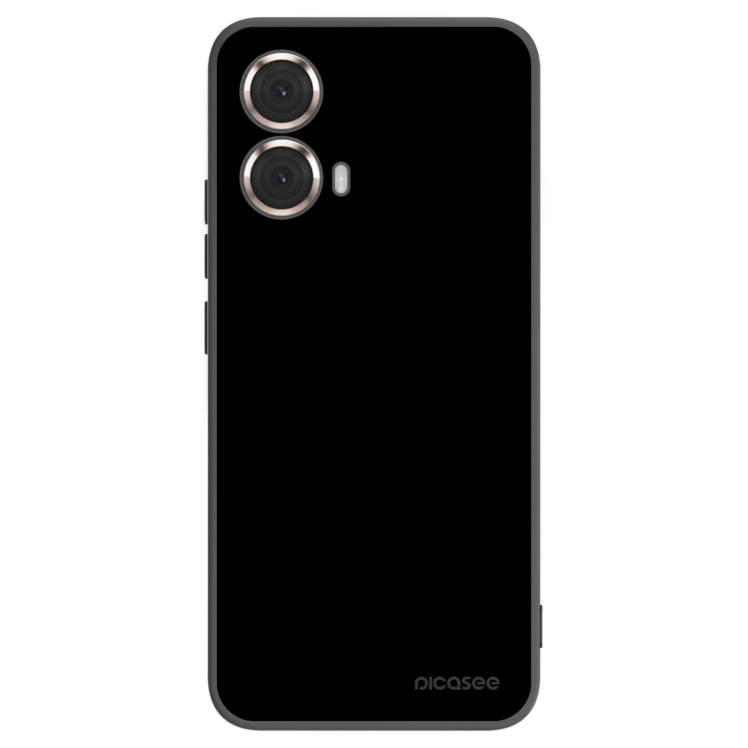 Picasee Motorola Moto G85 Hülle - Schwarzes Silikon - Black Bliss