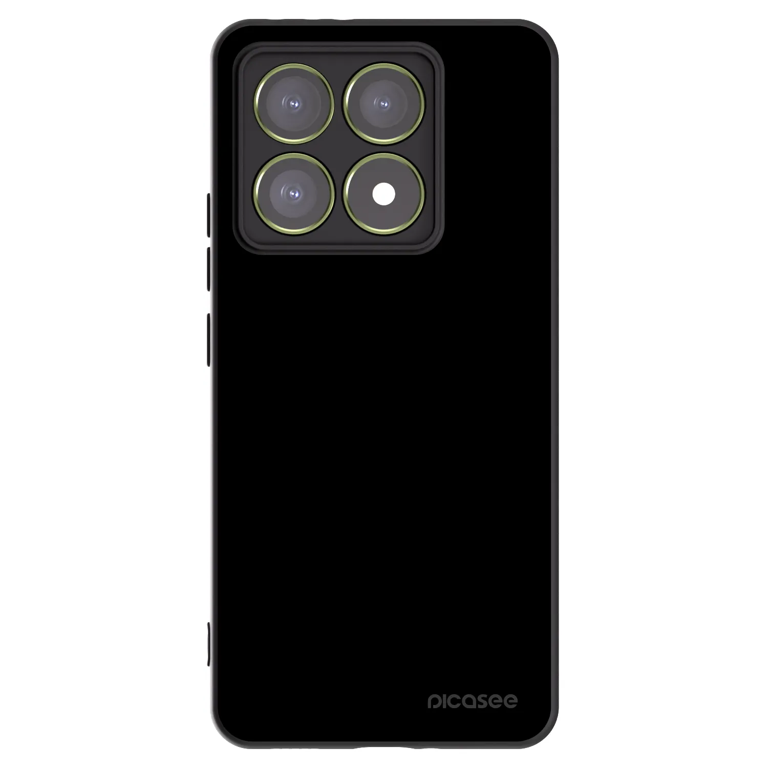 Picasee Xiaomi 14T Hülle - Schwarzes Silikon - Black Bliss