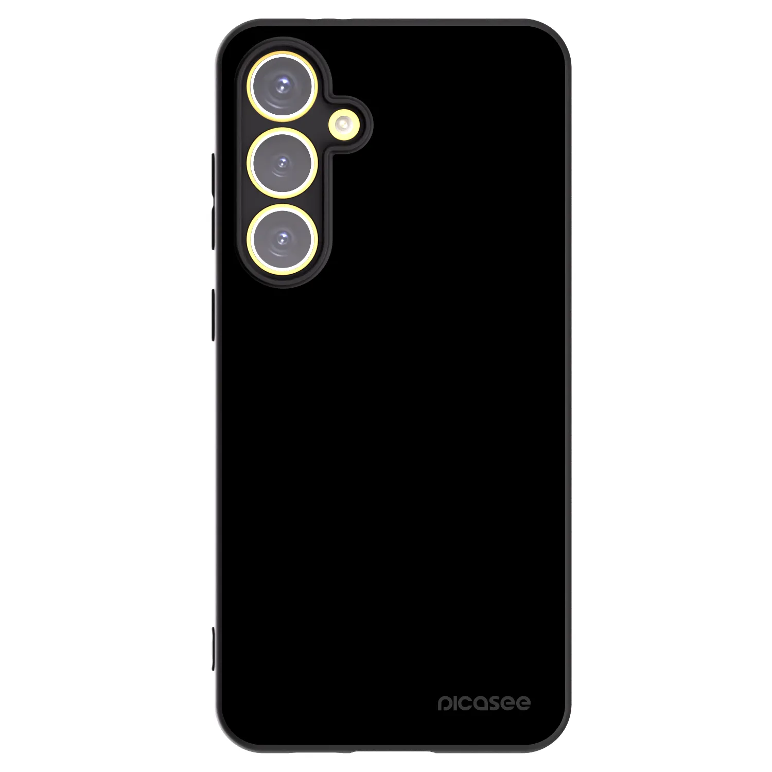 Picasee Samsung Galaxy S24 FE S721B Hülle - Schwarzes Silikon - Black Bliss