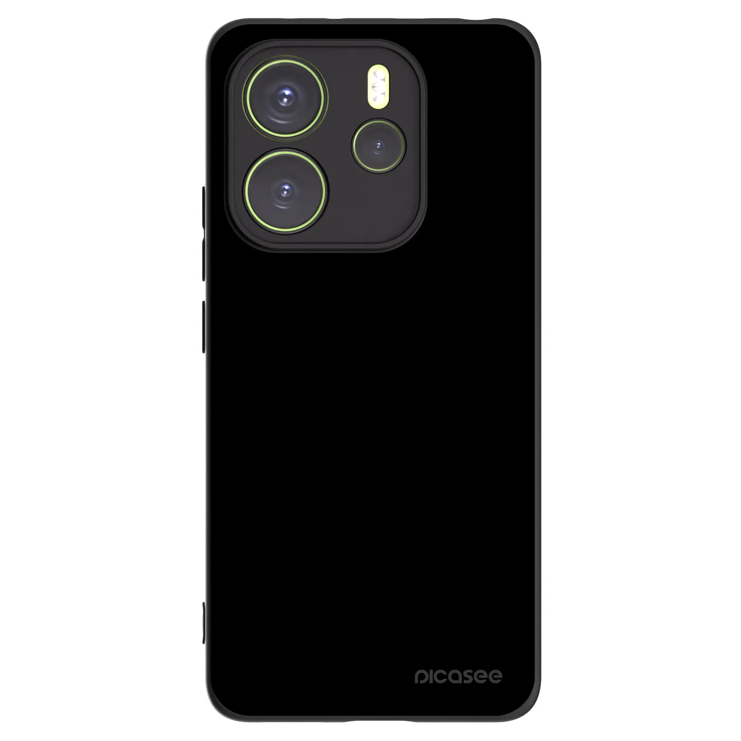 Picasee Xiaomi Redmi Note 14 4G Hülle - Schwarzes Silikon - Black Bliss