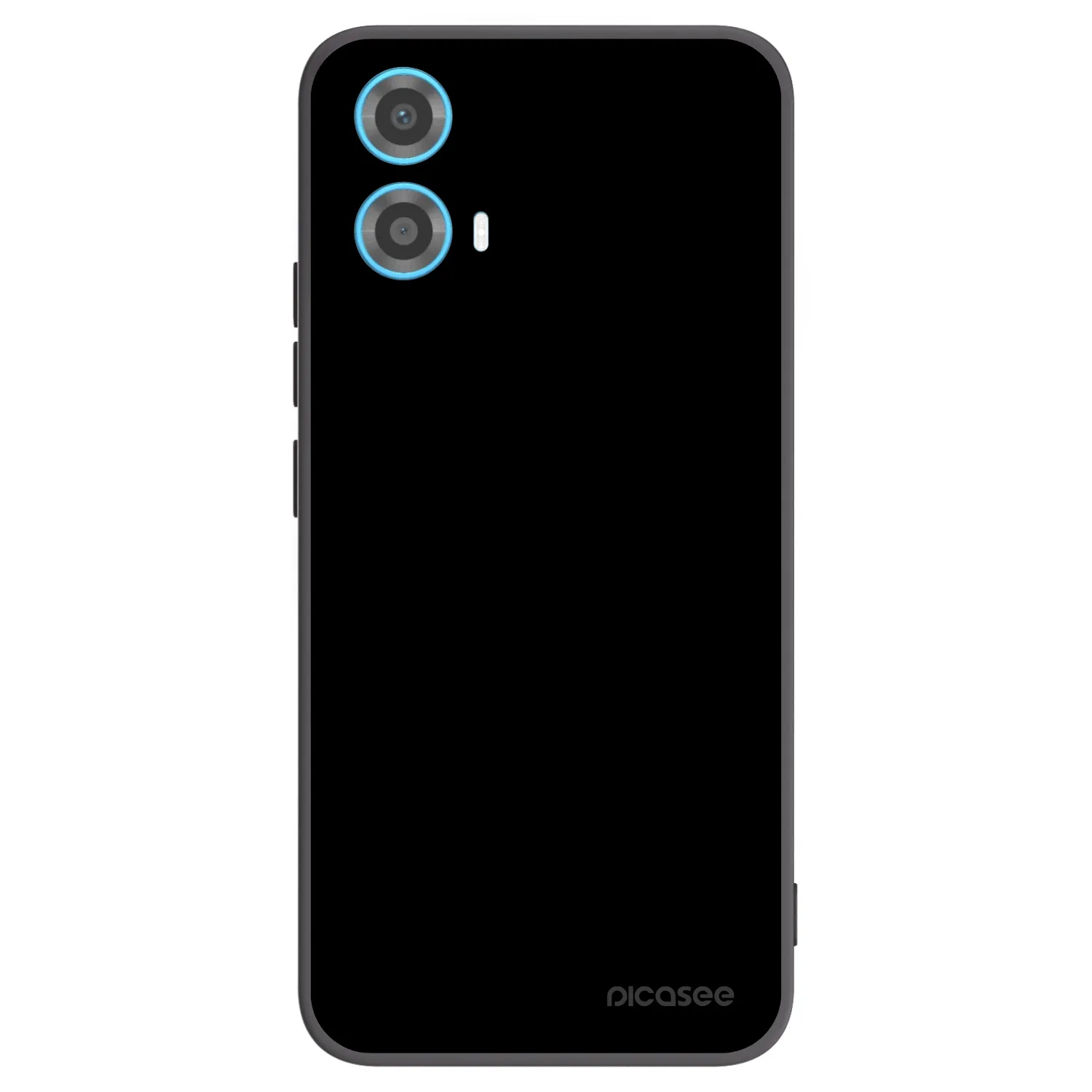 Picasee Motorola Moto G34 5G Hülle - Schwarzes Silikon - Black Bliss