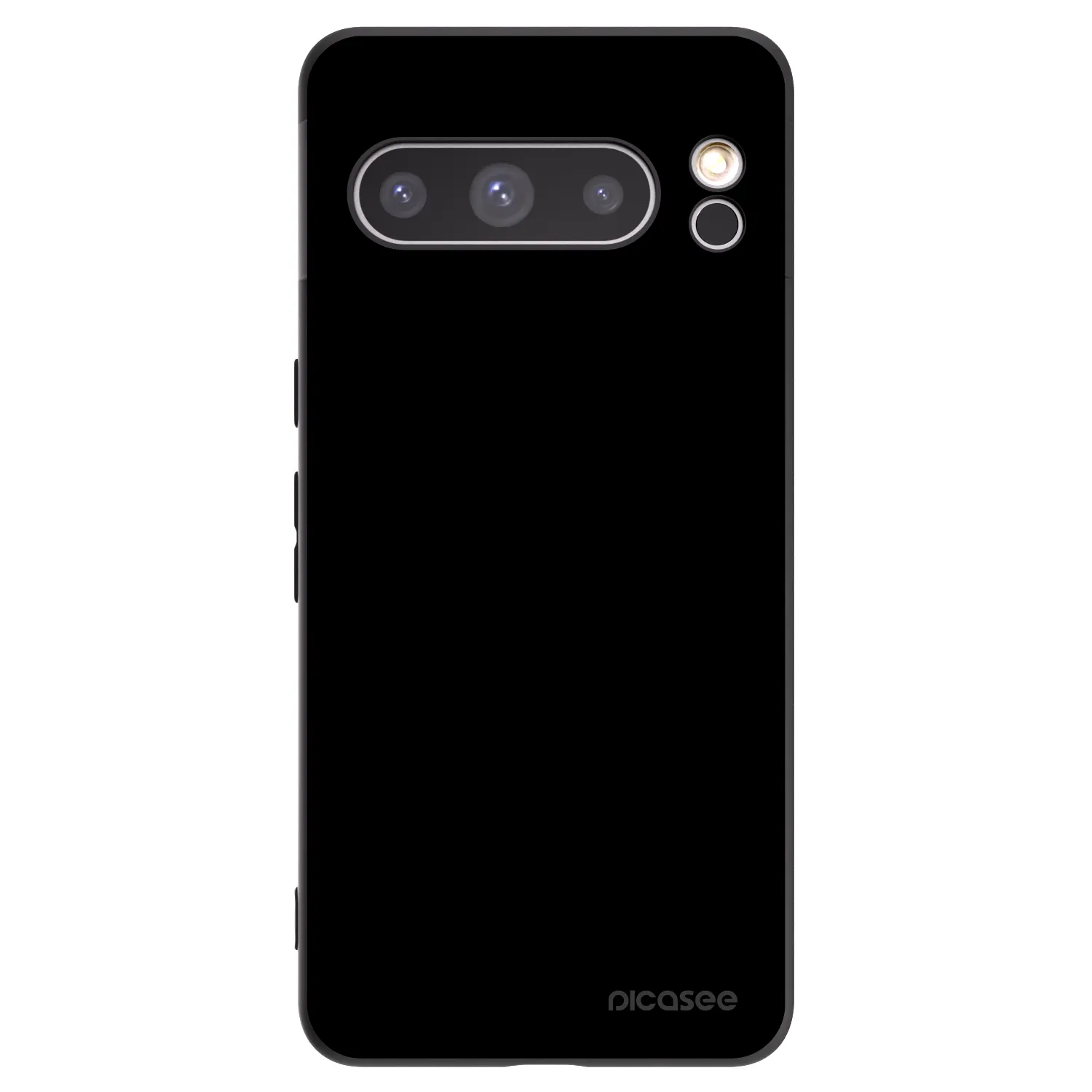 Picasee Google Pixel 8 Pro Hülle - Schwarzes Silikon - Black Bliss