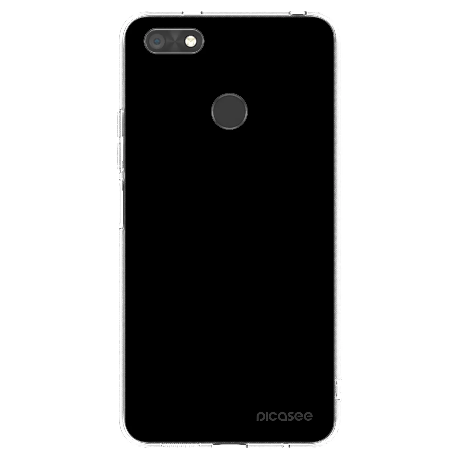Picasee Huawei P9 Lite Mini Hülle - Transparentes Silikon - Black Bliss