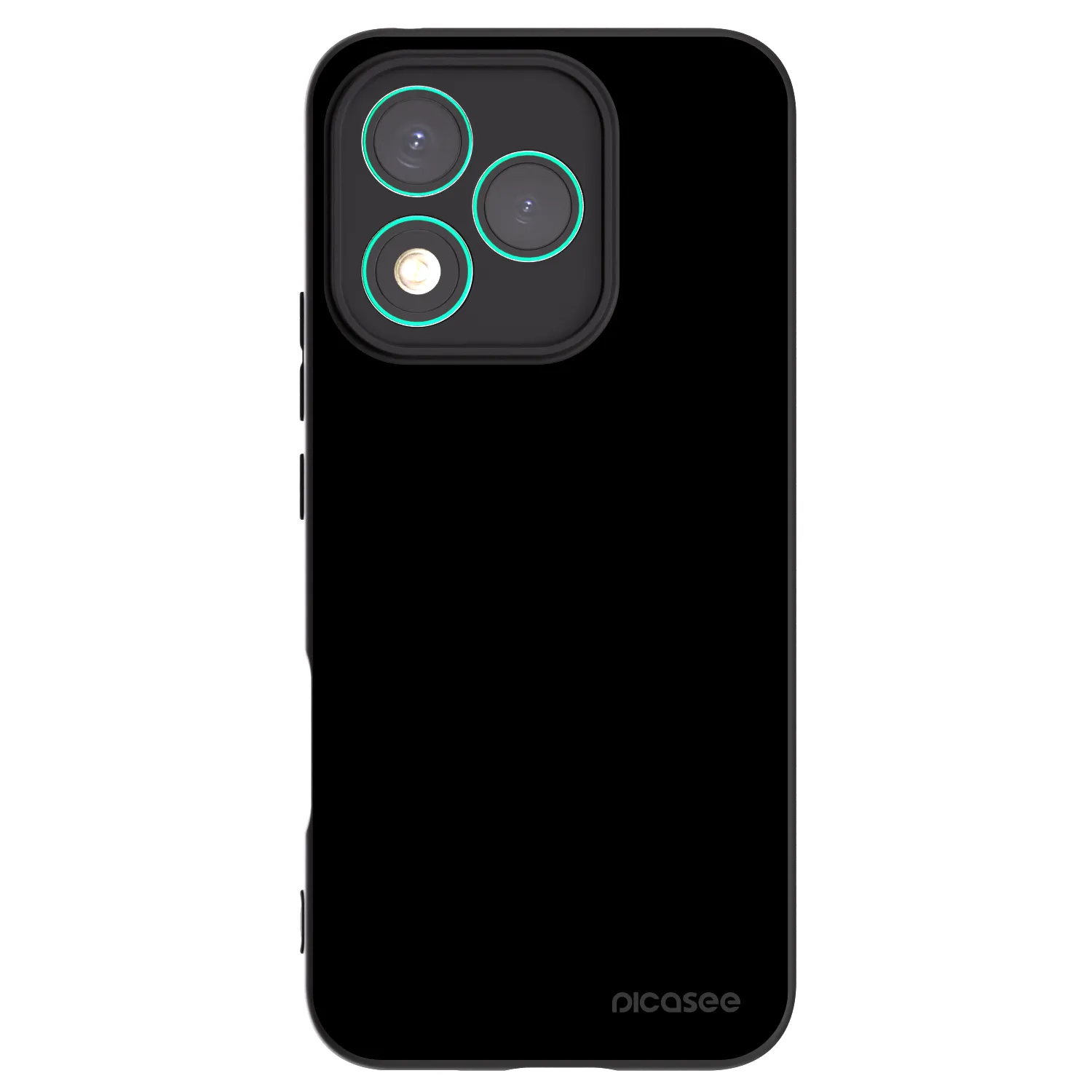 Picasee Honor 400 Lite 5G Hülle - Schwarzes Silikon - Black Bliss