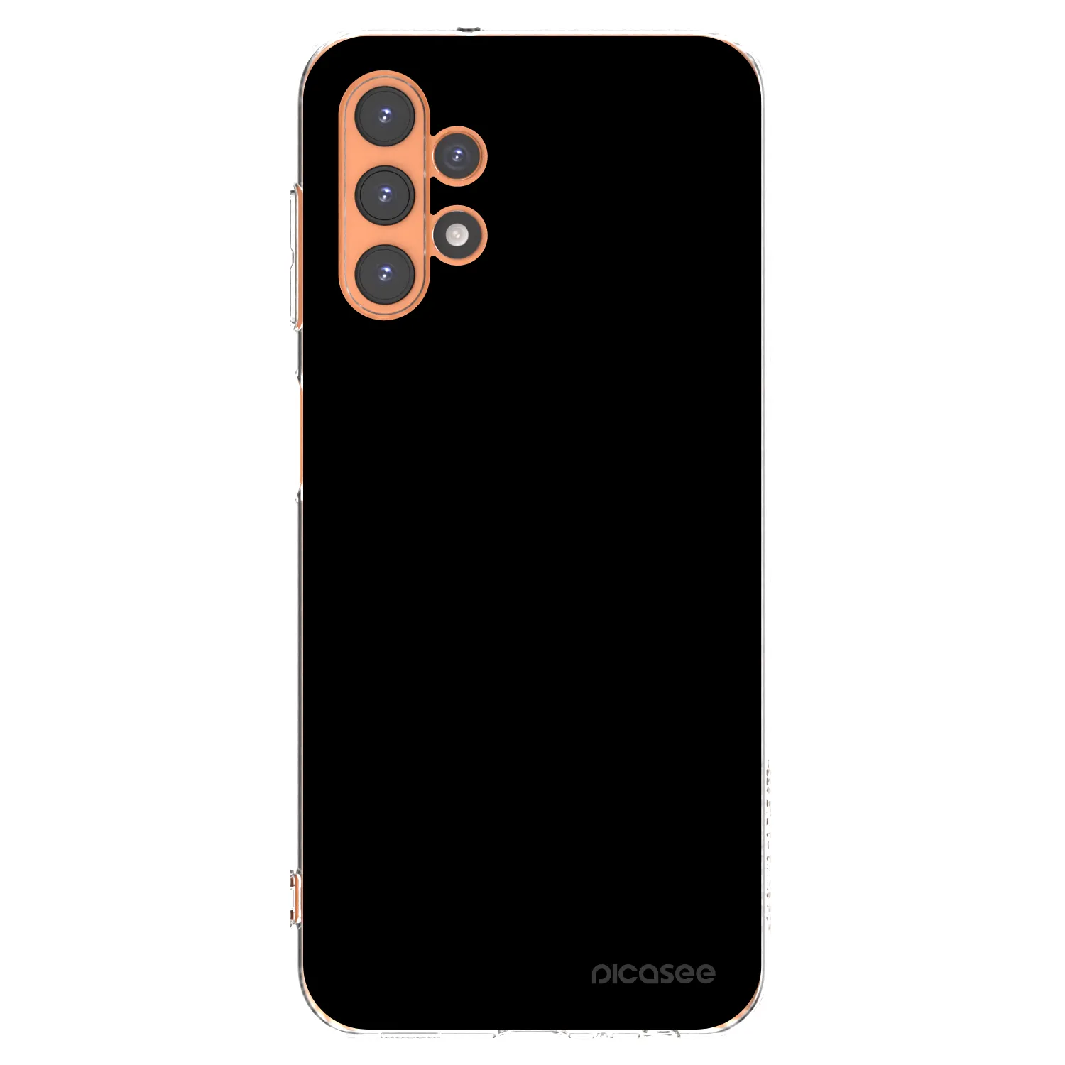 Picasee Samsung Galaxy A13 5G Hülle - Transparentes Silikon - Black Bliss