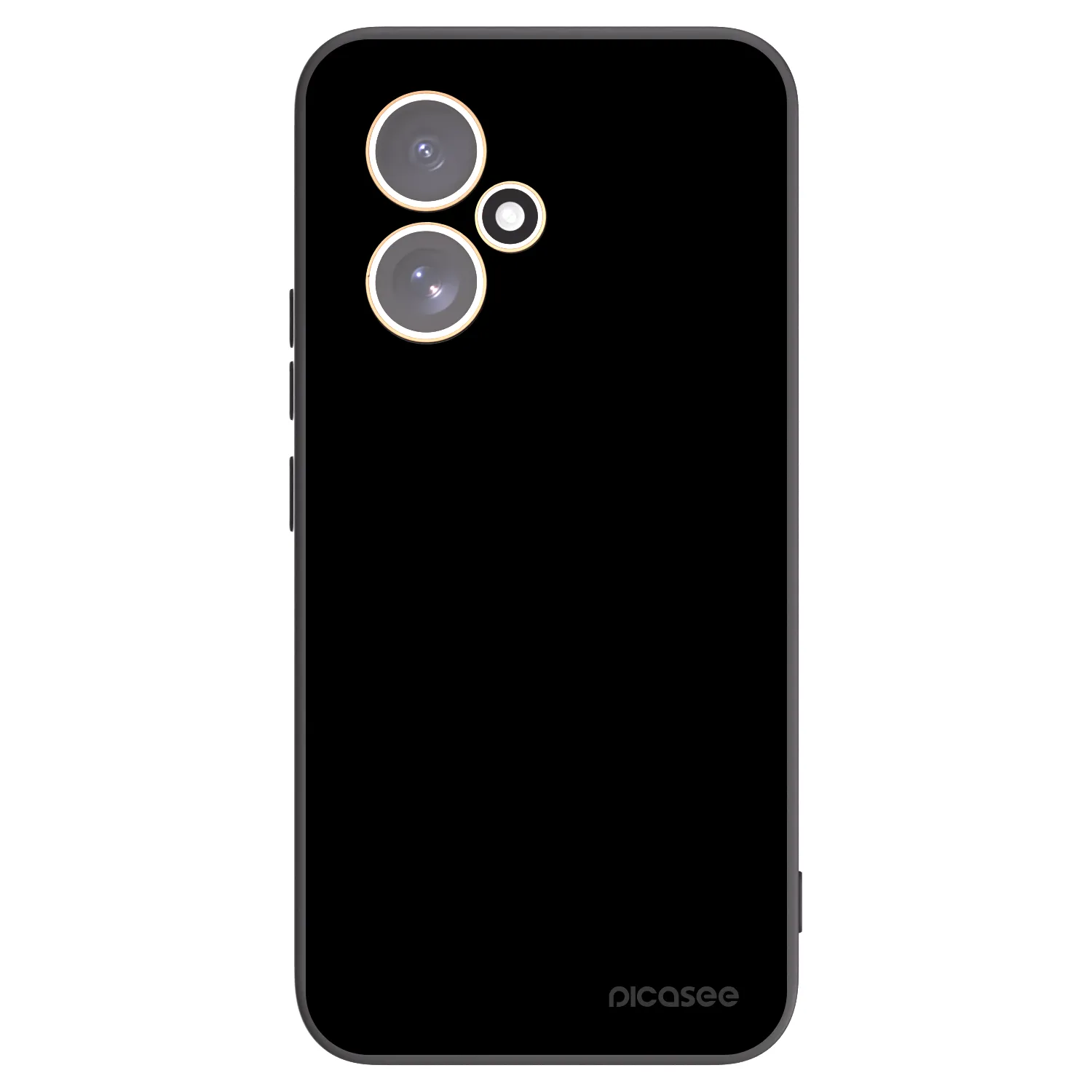 Picasee Honor 400 5G Hülle - Schwarzes Silikon - Black Bliss
