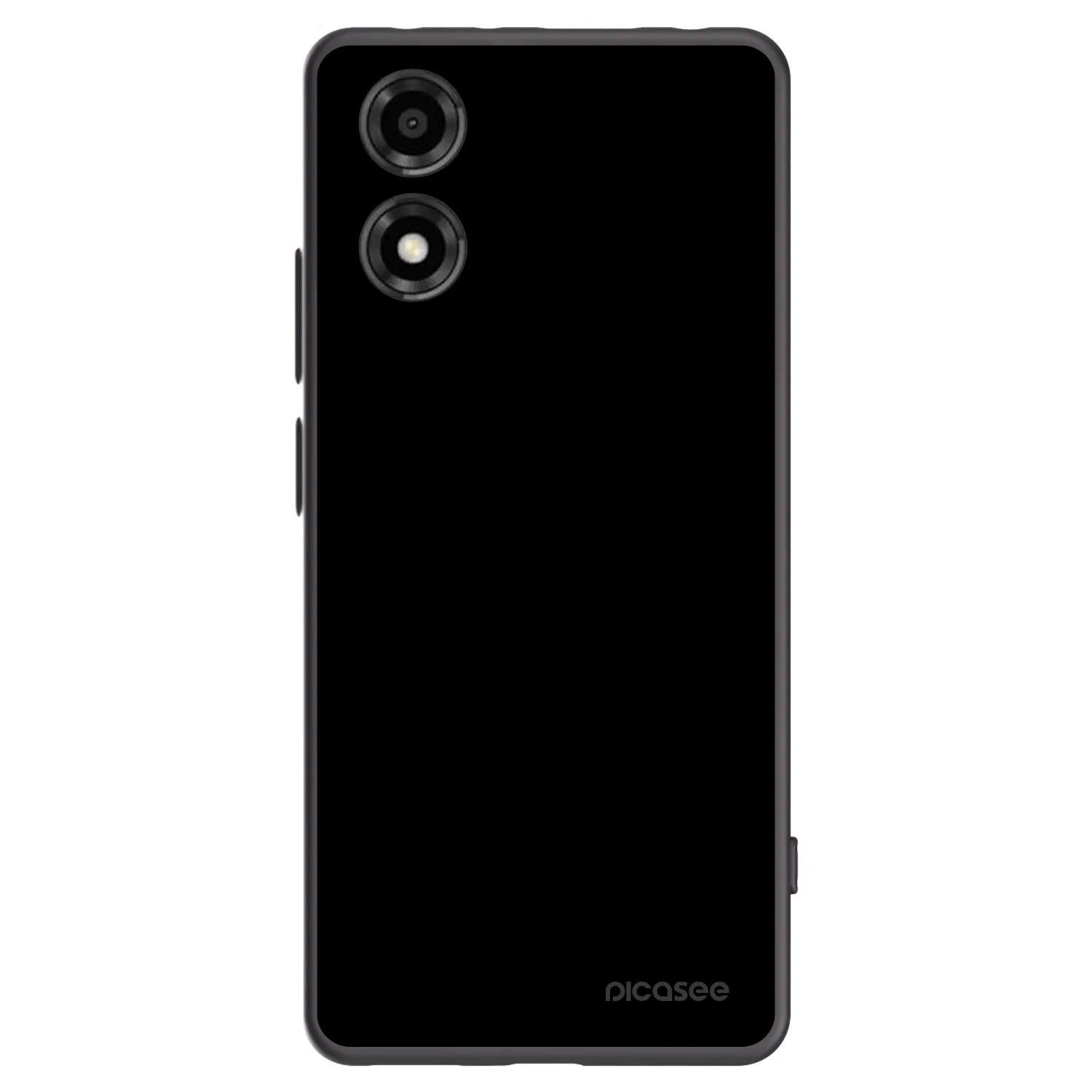 Picasee Motorola Moto E14 Hülle - Schwarzes Silikon - Black Bliss