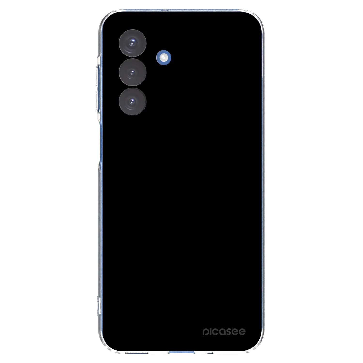 Picasee Samsung Galaxy A17 5G Hülle - Transparentes Silikon - Black Bliss
