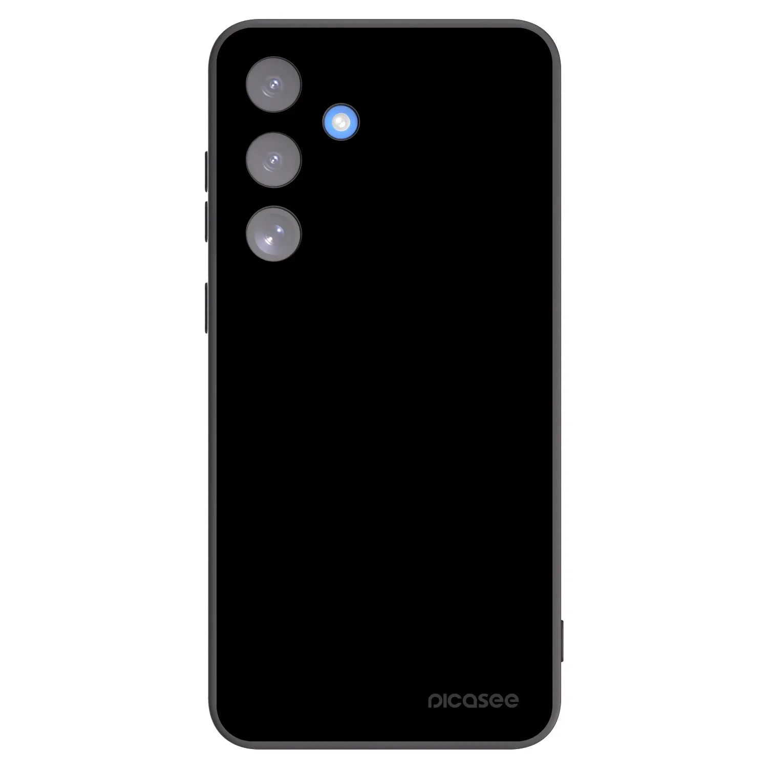 Picasee Samsung Galaxy S25 FE 5G Hülle - Schwarzes Silikon - Black Bliss