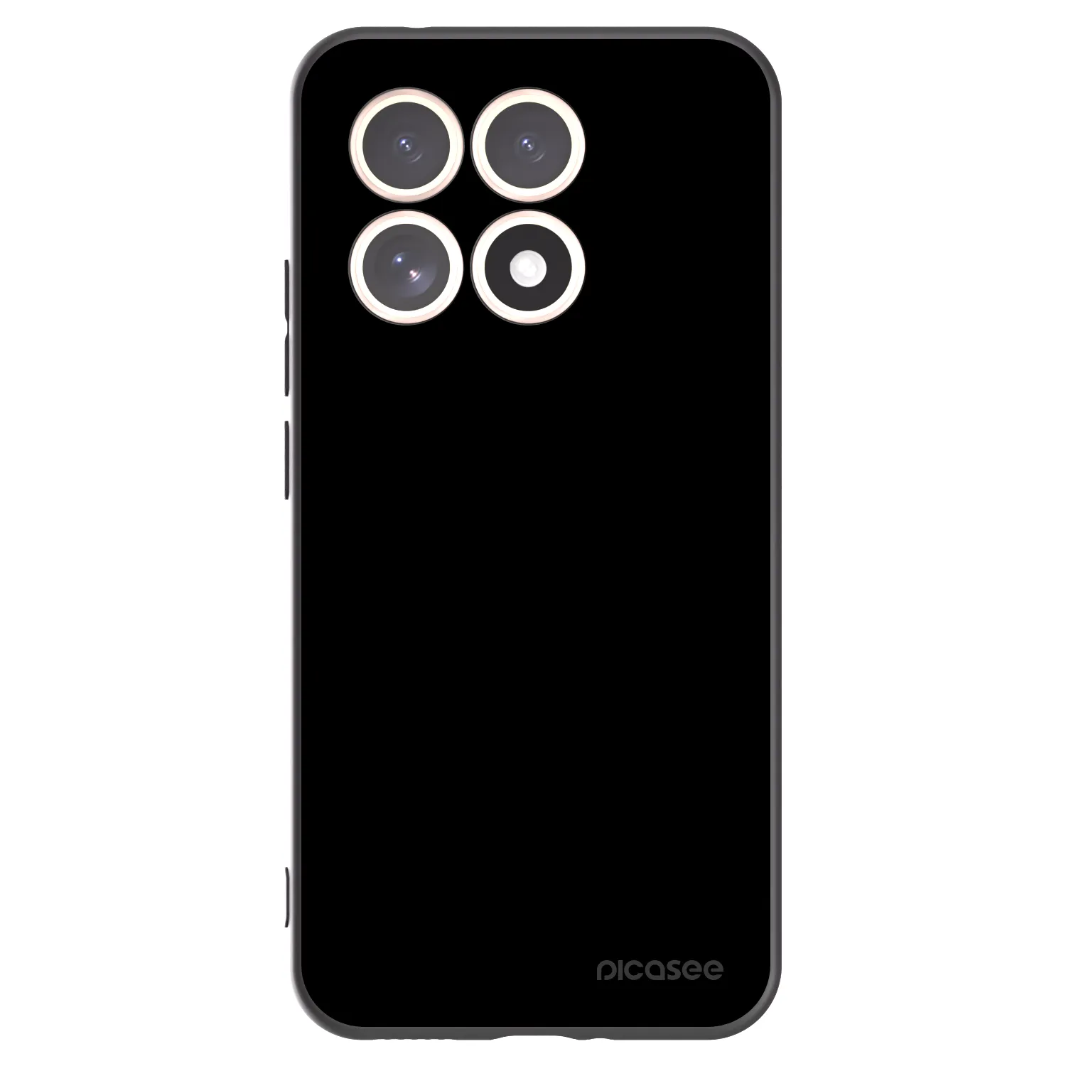 Picasee Xiaomi 15T Hülle - Schwarzes Silikon - Black Bliss