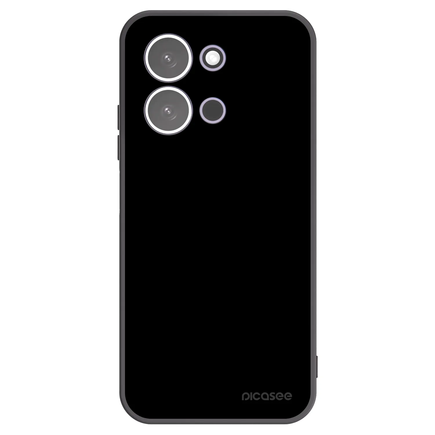 Picasee Xiaomi Redmi 15C 5G Hülle - Schwarzes Silikon - Black Bliss