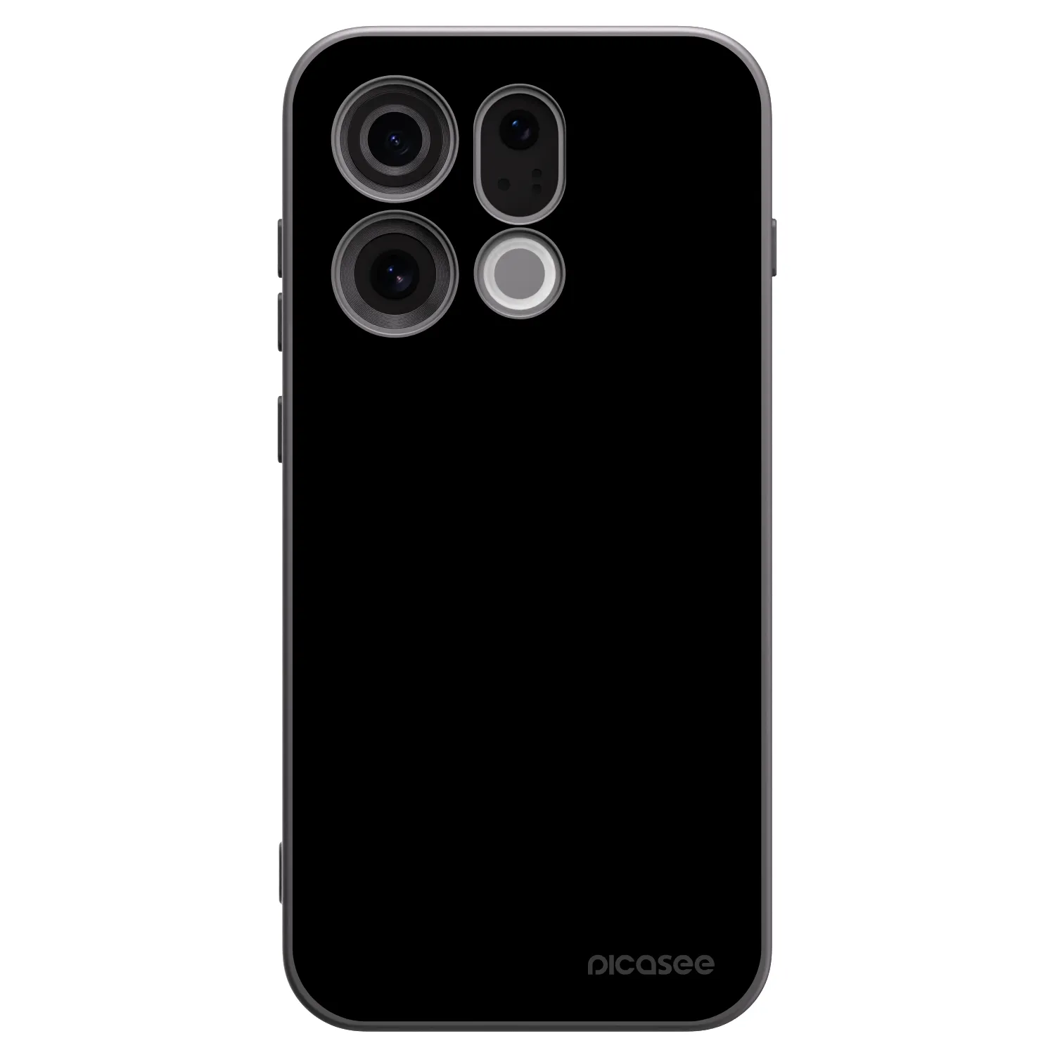 Picasee OPPO Find X9 Hülle - Schwarzes Silikon - Black Bliss