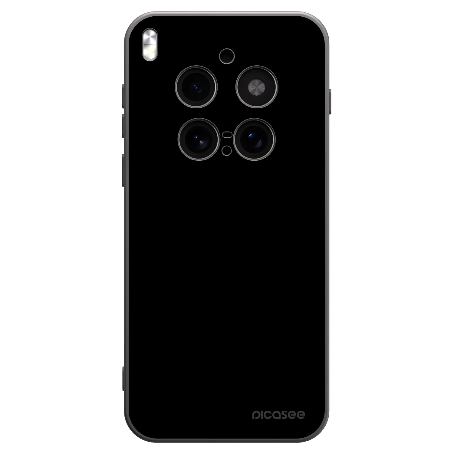 Picasee Vivo X300 Pro Hülle - Schwarzes Silikon - Black Bliss