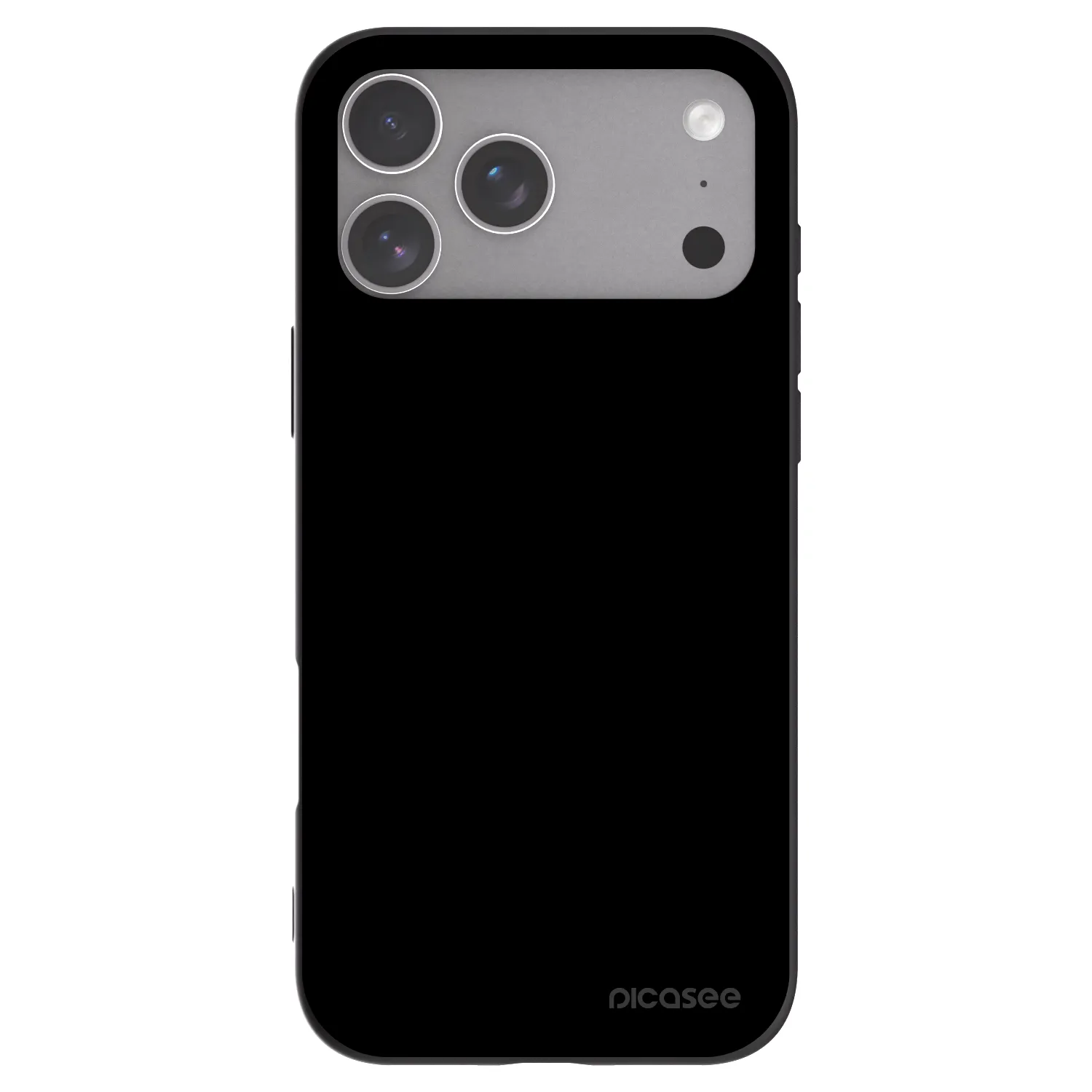 Picasee Apple iPhone 18 Pro Max Hülle - Schwarzes Silikon - Black Bliss