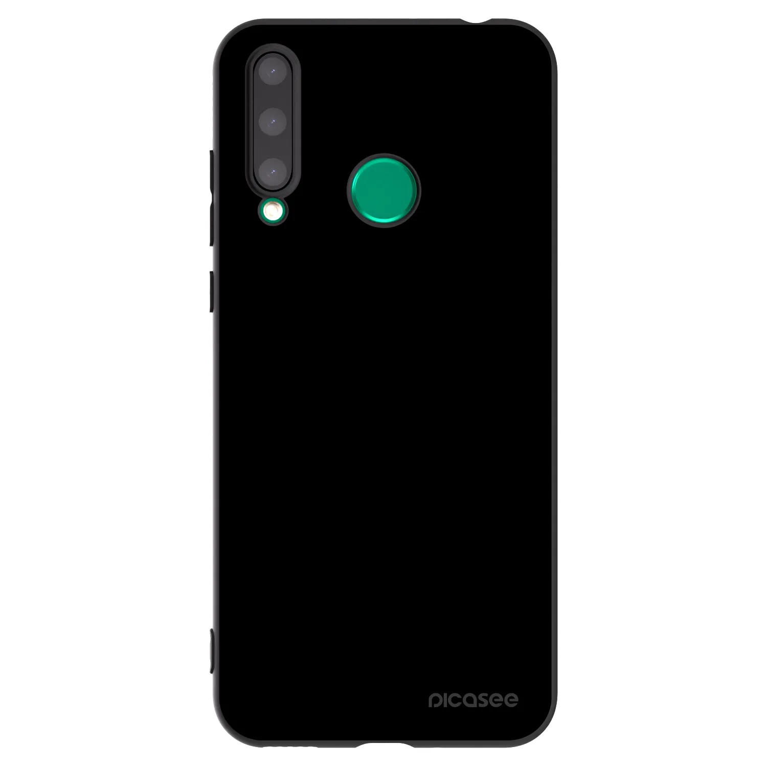 Picasee Honor 20 Lite Hülle - Schwarzes Silikon - Black Bliss