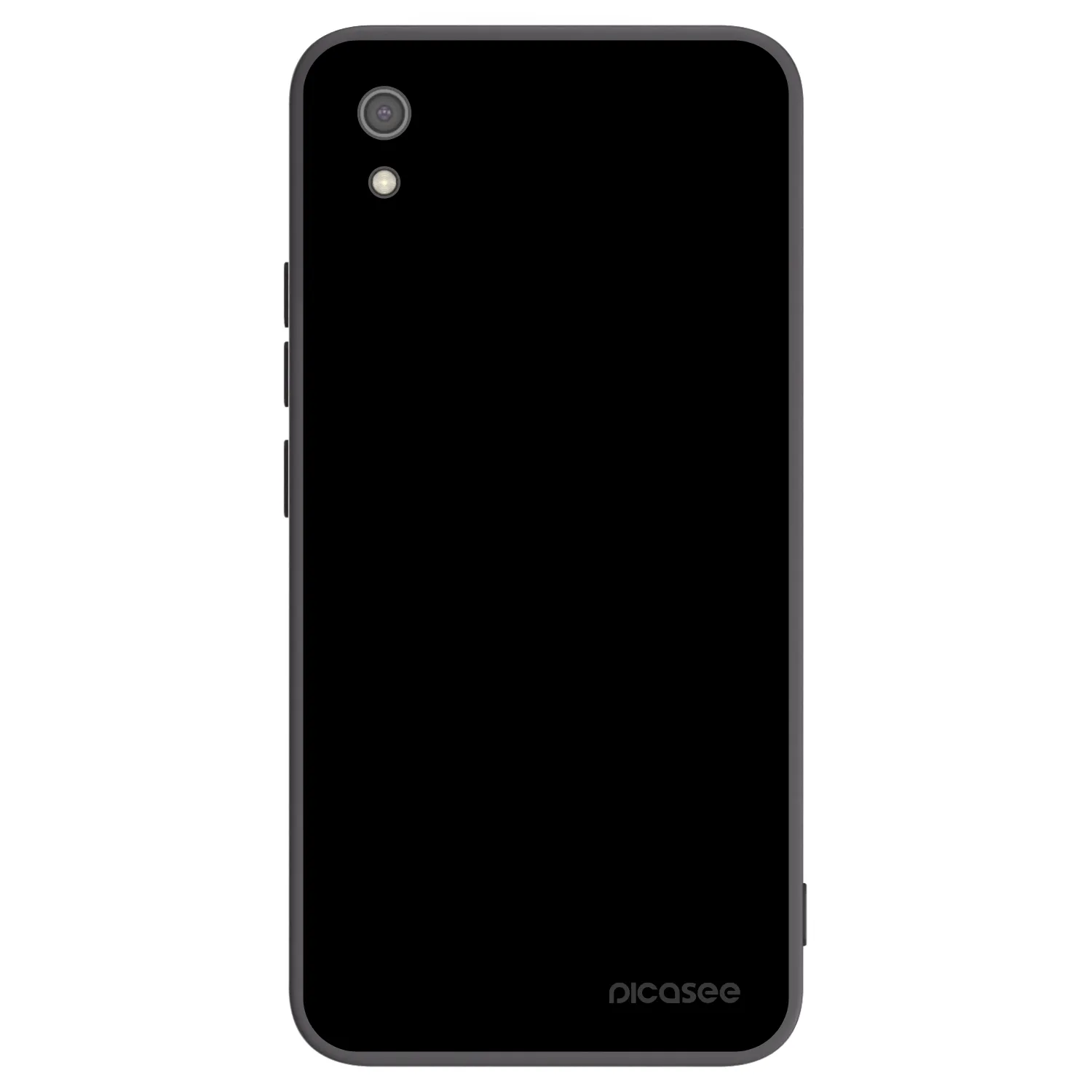Picasee Xiaomi Redmi 7A Hülle - Schwarzes Silikon - Black Bliss