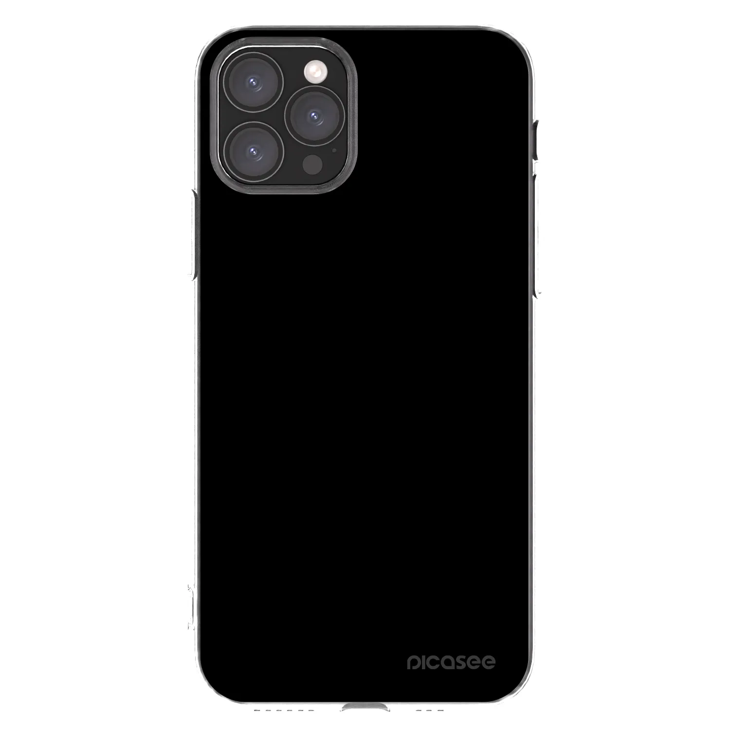 Picasee Apple iPhone 11 Pro Hülle - Transparentes Silikon - Black Bliss