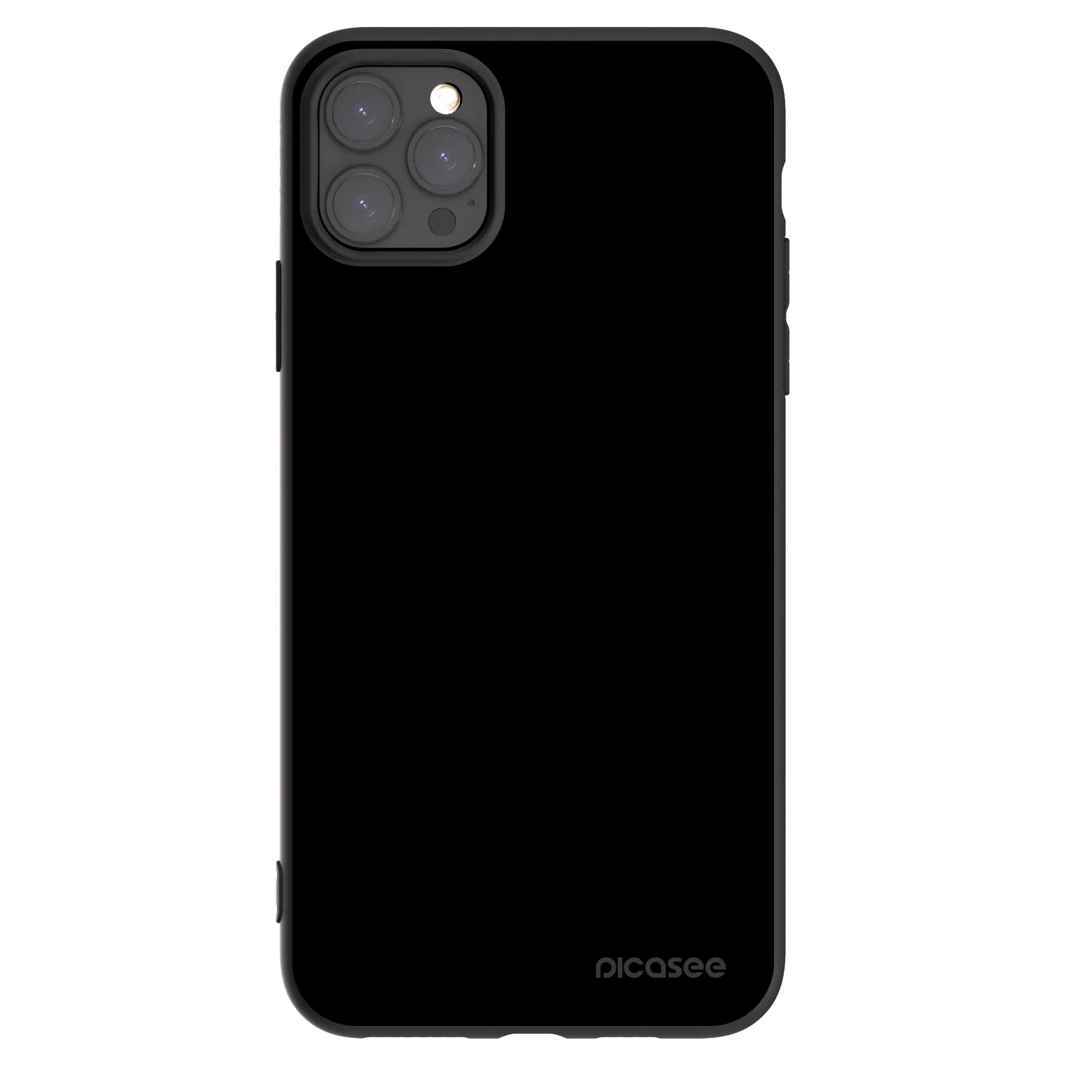 Picasee Apple iPhone 11 Pro Max Hülle - Schwarzes Silikon - Black Bliss