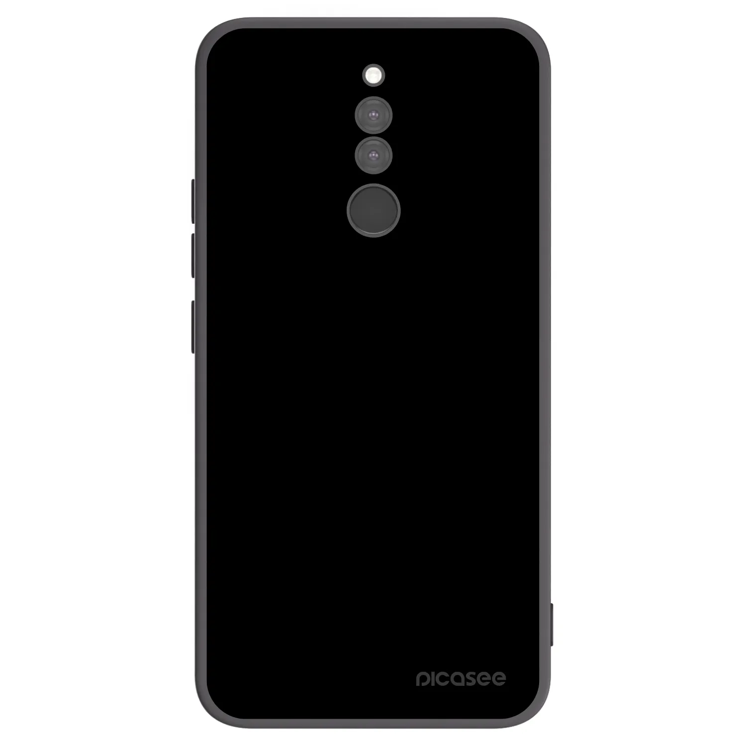 Picasee Xiaomi Redmi 8 Hülle - Schwarzes Silikon - Black Bliss