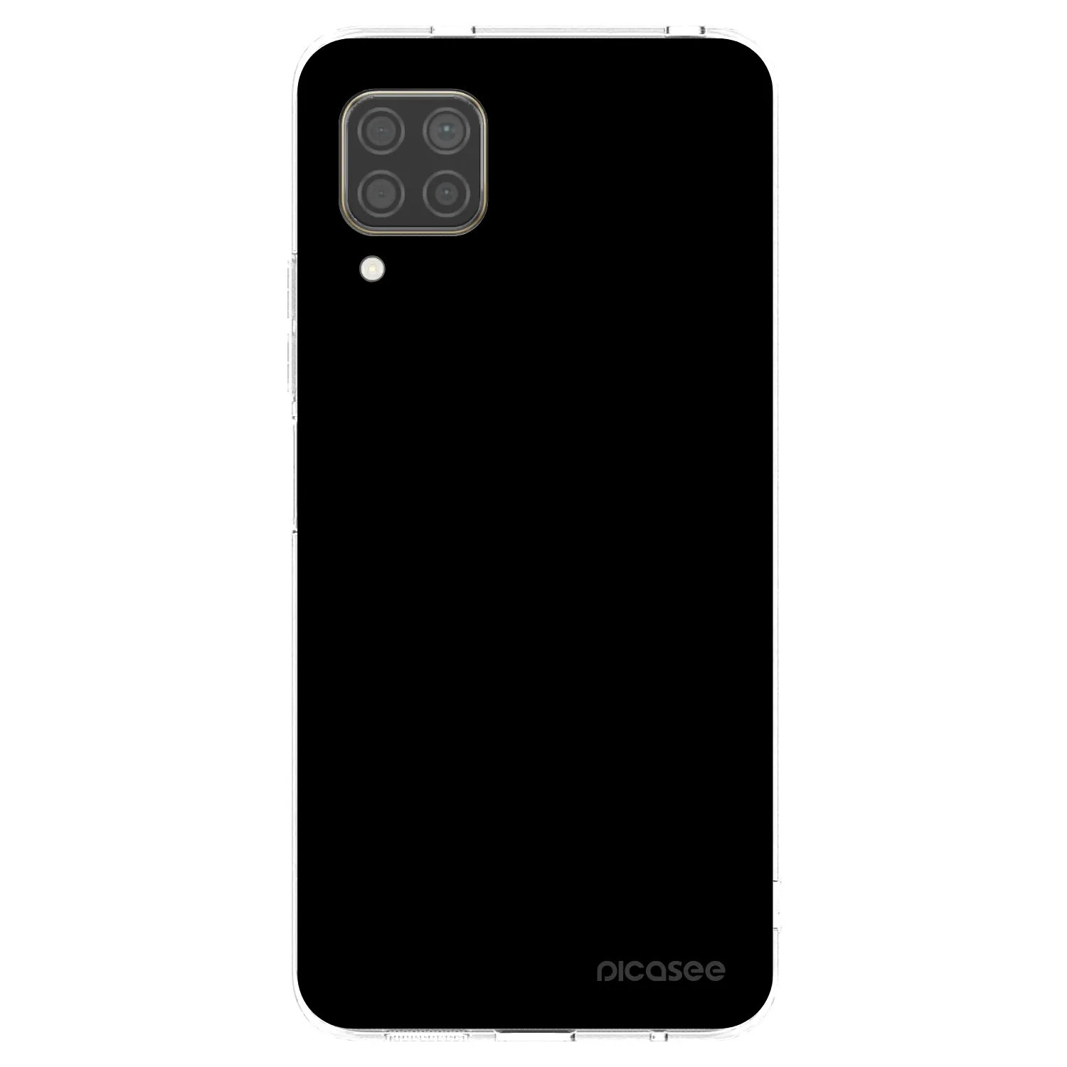 Picasee Huawei P40 Lite Hülle - Transparentes Silikon - Black Bliss