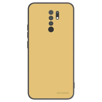 Picasee Xiaomi Redmi 9 Hülle - Schwarzes Silikon - Canary Crystal