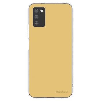 Picasee Samsung Galaxy A02s A025G Hülle - Transparentes Silikon - Canary Crystal