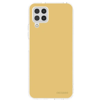 Picasee Samsung Galaxy A22 A225F 4G Hülle - Transparentes Silikon - Canary Crystal