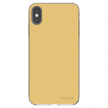 Picasee Apple iPhone XS Max Hülle - Transparentes Silikon - Canary Crystal