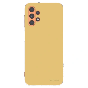 Picasee Samsung Galaxy A13 4G A135 Hülle - Transparentes Silikon - Canary Crystal