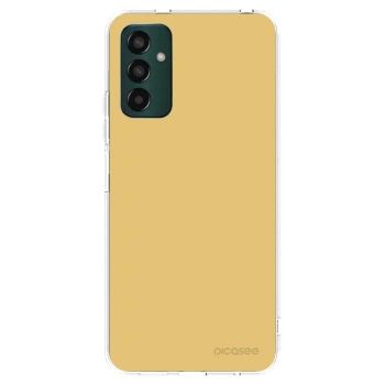 Picasee Samsung Galaxy M13 M135F Hülle - Transparentes Silikon - Canary Crystal