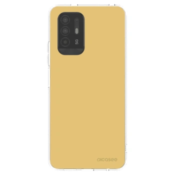 Picasee OPPO A94 5G Hülle - Transparentes Silikon - Canary Crystal