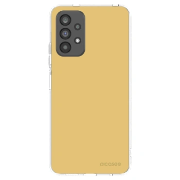 Picasee Samsung Galaxy A73 5G Hülle - Transparentes Silikon - Canary Crystal