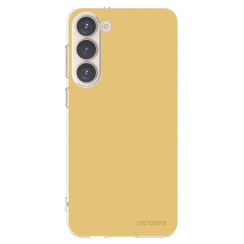 Picasee Samsung Galaxy S23+ 5G Hülle - Transparentes Silikon - Canary Crystal