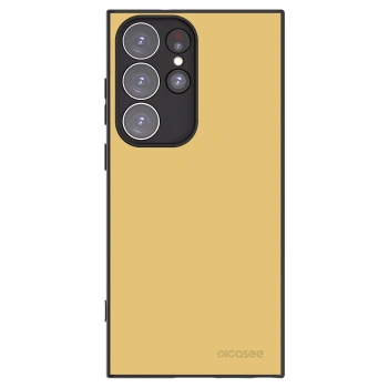 Picasee Samsung Galaxy S23 Ultra 5G Hülle - Schwarzes Silikon - Canary Crystal