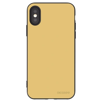 Picasee Apple iPhone X/XS Hülle - Schwarzes Silikon - Canary Crystal