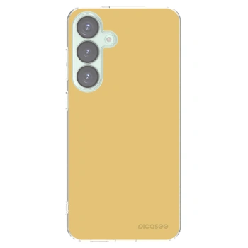 Picasee Samsung Galaxy S25+ 5G Hülle - Transparentes Silikon - Canary Crystal