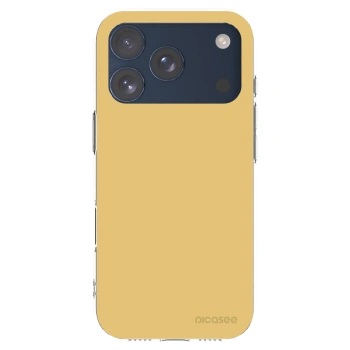 Picasee Apple iPhone 17 Pro Hülle - Transparentes Silikon - Canary Crystal