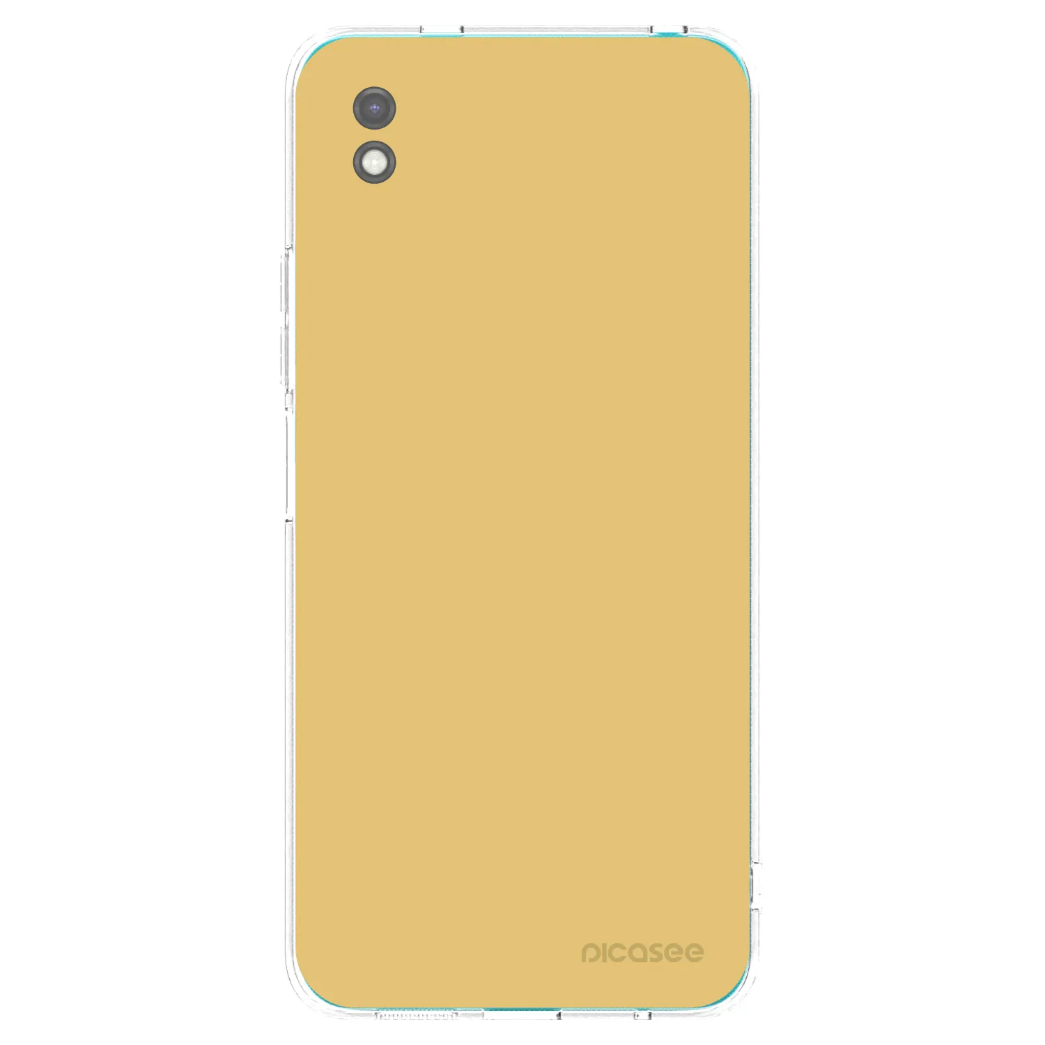Picasee Xiaomi Redmi 9A Hülle - Schwarzes Silikon - Canary Crystal