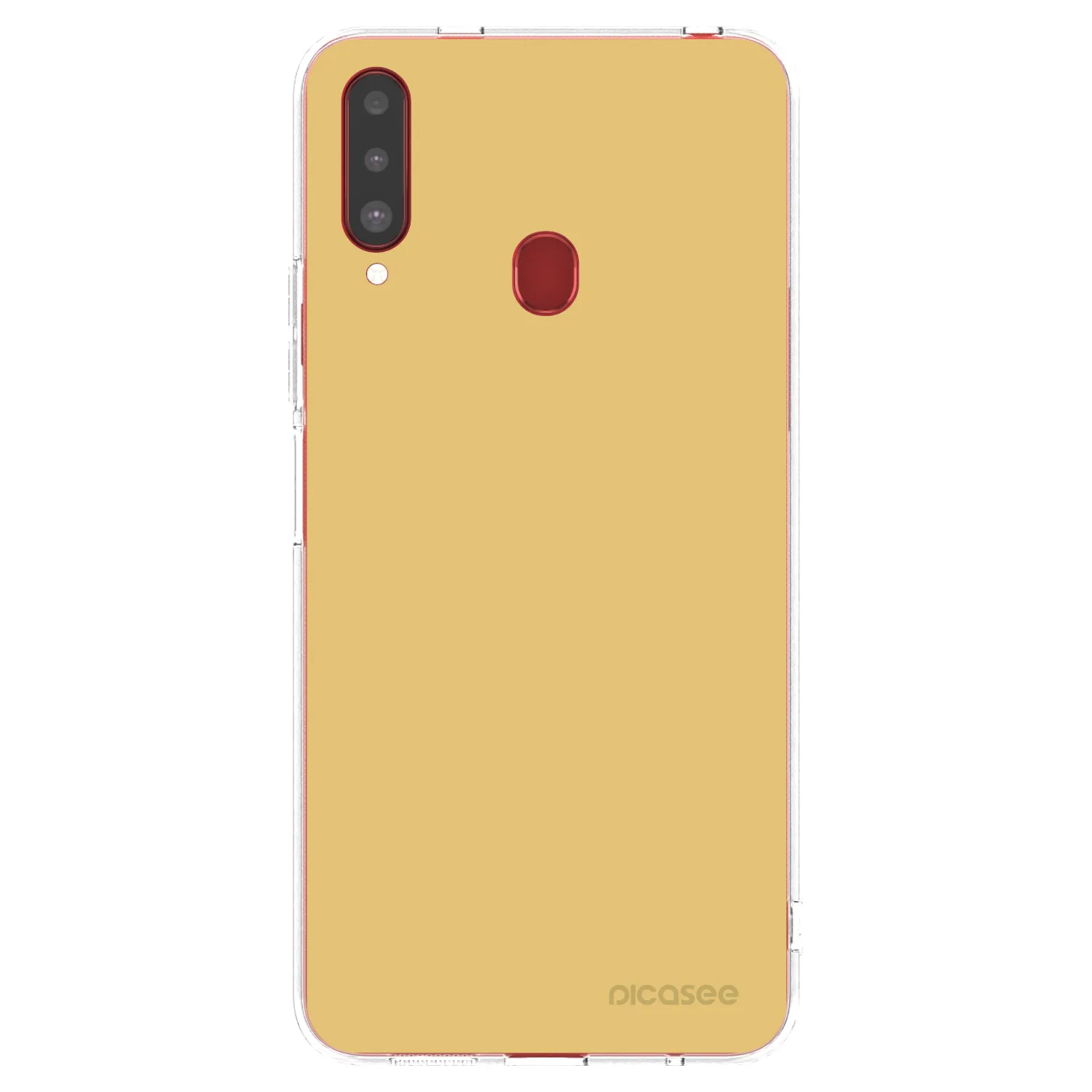 Picasee Samsung Galaxy A20s Hülle - Transparentes Silikon - Canary Crystal