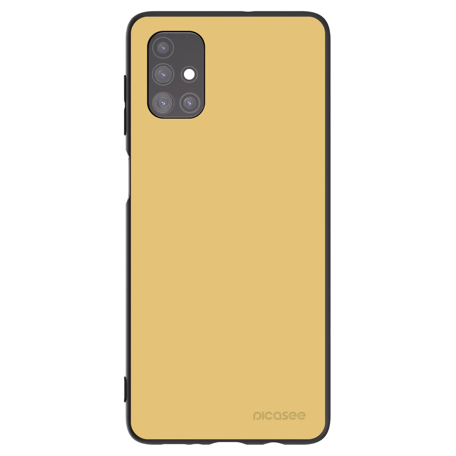 Picasee Samsung Galaxy M51 M515F Hülle - Schwarzes Silikon - Canary Crystal