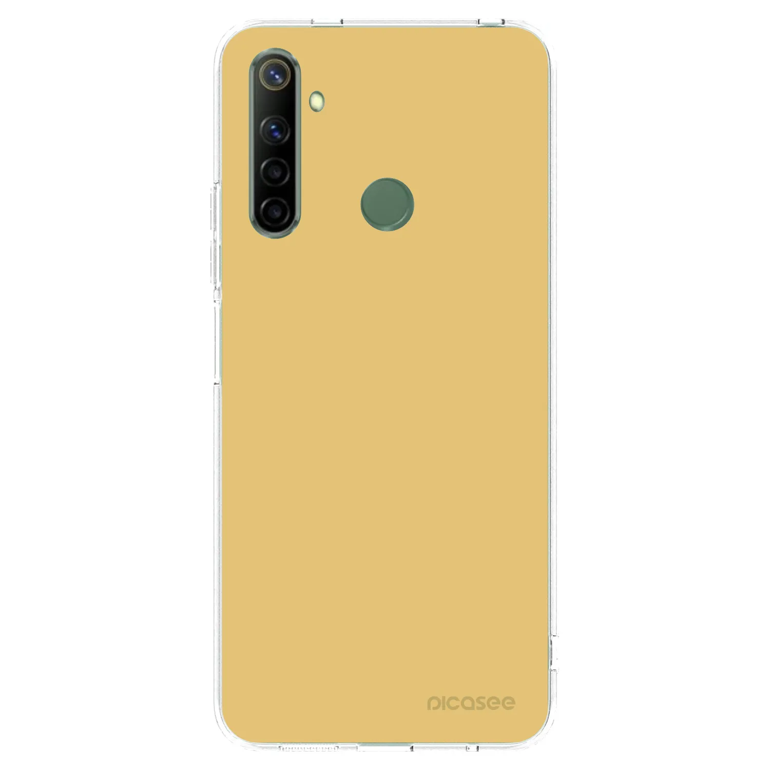 Picasee Realme 5 Hülle - Transparentes Silikon - Canary Crystal