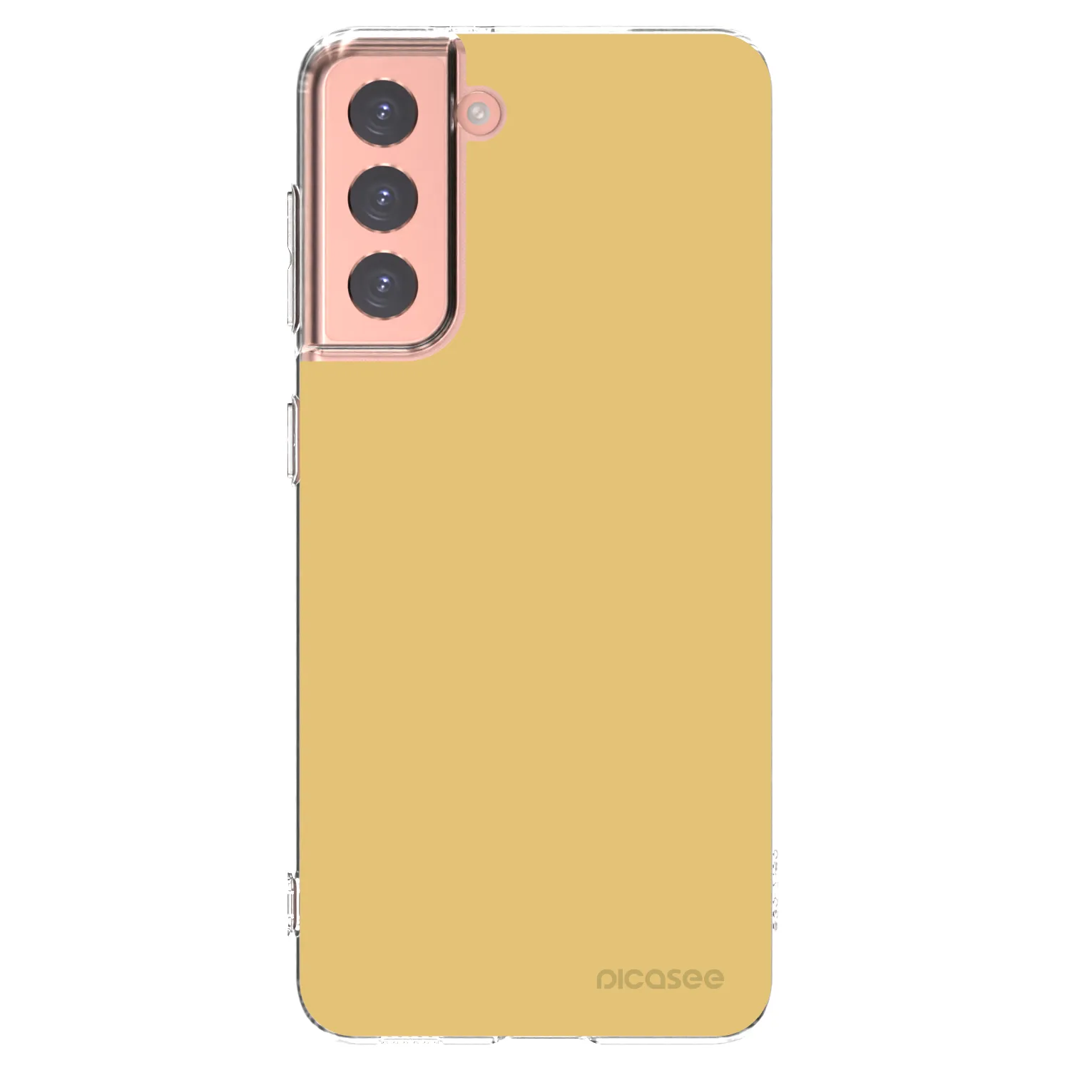 Picasee Samsung Galaxy S21 5G G991B Hülle - Transparentes Silikon - Canary Crystal