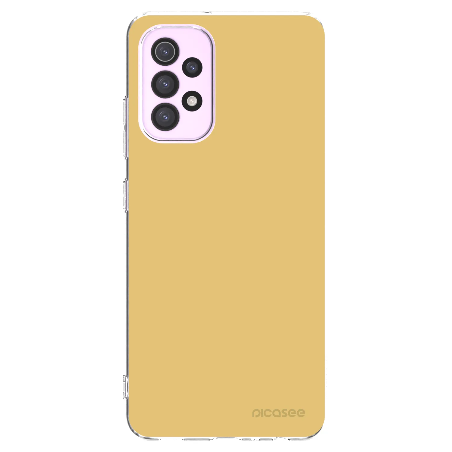 Picasee Samsung Galaxy A32 5G A326B Hülle - Transparentes Silikon - Canary Crystal